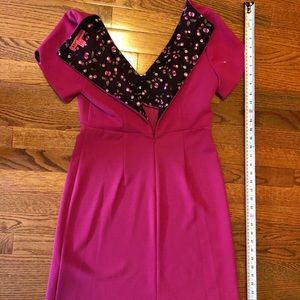 Classy and stylish hot pink dress